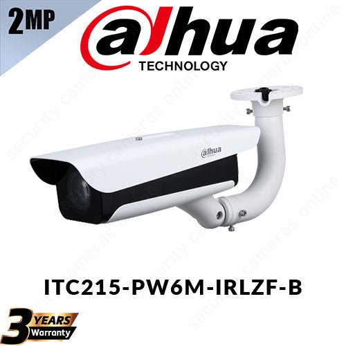 Dahua 2MP DHI-ITC215-PW6M-IRLZF-B Access ANPR Camera