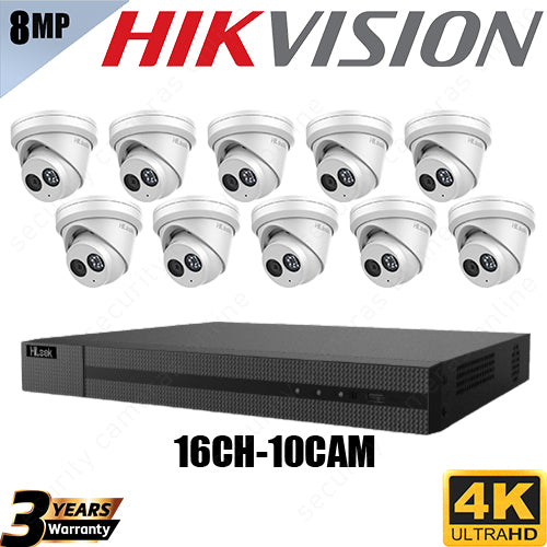 Hikvision HiLook 16 Channel 8MP CCTV Security Camera Kit