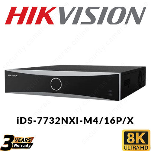 Hikvision iDS-7732NXI-M4-16P-X DeepMind AI 8K NVR